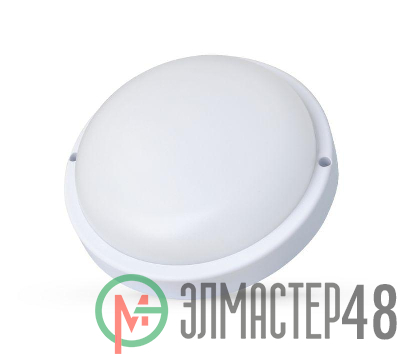 Светильник светодиодный ЖКХ 8Вт 6500К IP65 220В влагозащ. круг LBF-0801 C01 Ultraflash 15341