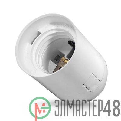 Патрон пластиковый подвесной Е27 бел. TOKOV ELECTRIC TKE-C01-PPL-27