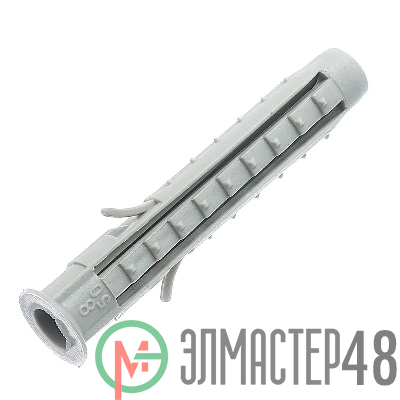 Дюбель 6х60 распорный с манжетом шипами и усами европодвес (уп.14шт) СТРОЙМЕТИЗ UTORM2330081