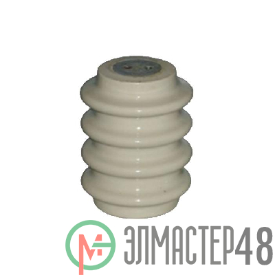 Изолятор опорный ИОР-10-3.75 II УХЛ2 (2 отв. М8/1 отв. М12) Электрофарфор ЦБ-00000119