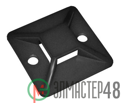 Площадка самоклеящаяся под хомуты PCP-SG 40х40-100BL PA6.6 черн. (уп.100шт) Jazzway 5055162