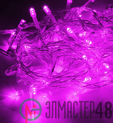 Гирлянда светодиодная 50LED шнур 6.5м 8 режимов мигания Космос KOC_GIR50LED_V