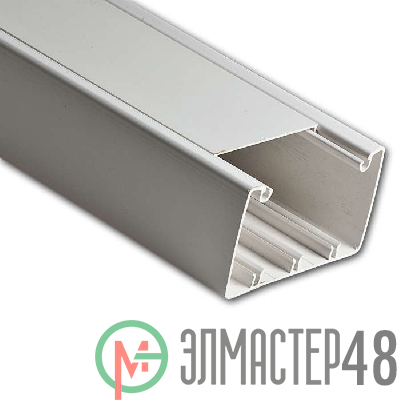 Кабель-канал 100х60 L2000 пластик бел. Рувинил РКК-100х60