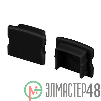 Заглушка LINE-1715 глухая BLACK пластик (комплект) Arlight 044276