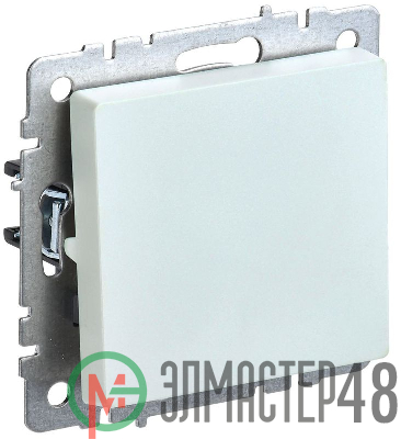 Выключатель 1-кл. СП BRITE ВС10-1-0-БрЖ 10А жемчуж. IEK BR-V10-0-10-K36
