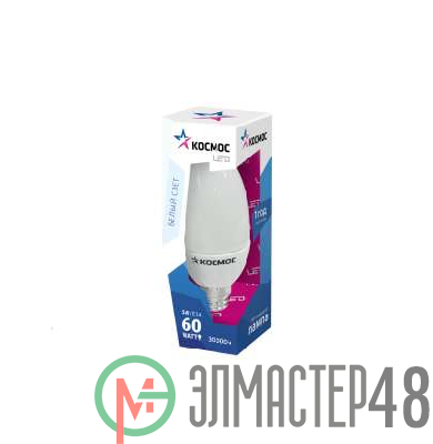 Лампа светодиодная CN 5Вт 220В E14 4500К Космос Lksm_LED5wCNE1445