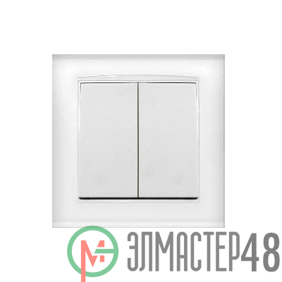 Выключатель 2-кл. СП Бриллиант 10А IP20 бел. Universal 7947403