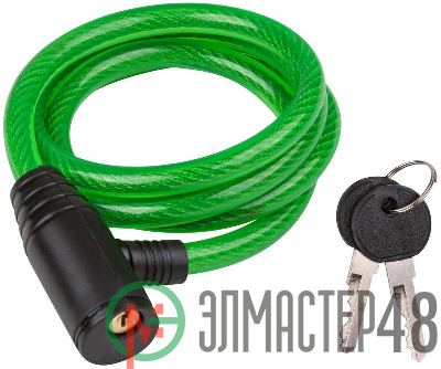 Замок тросовый 10х650мм FIT 67101
