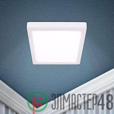 Светильник светодиодный LED 9-18-4K 18Вт 220В 4000К квадратный накладной бел. ЭРА Б0050273