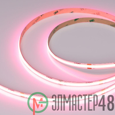 Лента светодиодная COB-X480-8mm 24V Pink 8Вт/м IP20 (уп.5м) Arlight 047743