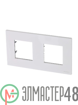 Рамка 2-м 4мод. Zenit бел. ABB 2CLA227200N1101