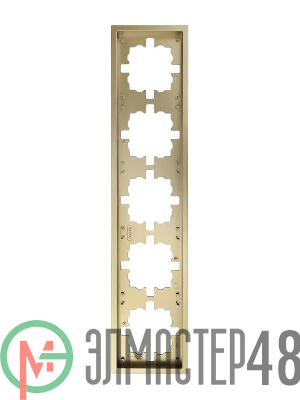 Рамка 5-мест. горизонт. ZIMA зол. LEZARD 704-3600-150