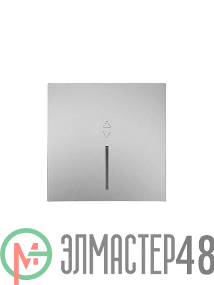 Выключатель проходной 1-кл. с индик. СП ZIMA IP20 10А безвинт. зажим сер. матов. LEZARD 704-7488-114QC