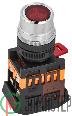 Кнопка ABLF-22 красн. 1з+1р ИЭК BBT10-ABLF-K04