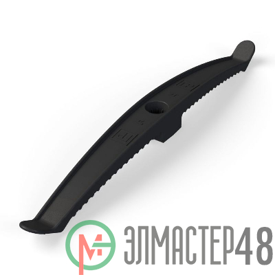 Держатель кабеля двусторонний для прямого монтажа (уп.20шт) черн. Промрукав PR13.0383