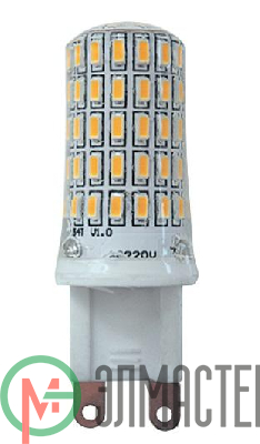 Лампа светодиодная PLED-G9 7Вт капсульная 2700К тепл. бел. G9 400лм 220В JazzWay 1039064B
