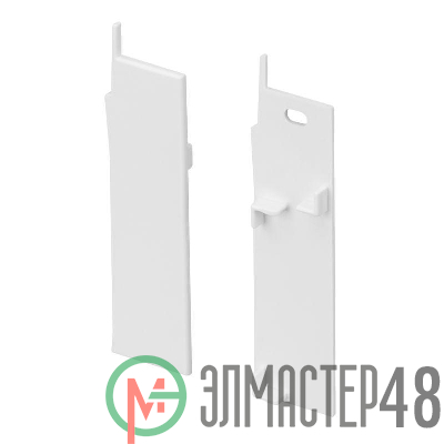Заглушка PLINTUS-H73-F WHITE пластик (комплект) Arlight 043598