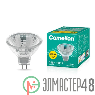 Лампа галогенная JCDR 35Вт GX5.3 220В Camelion 1952