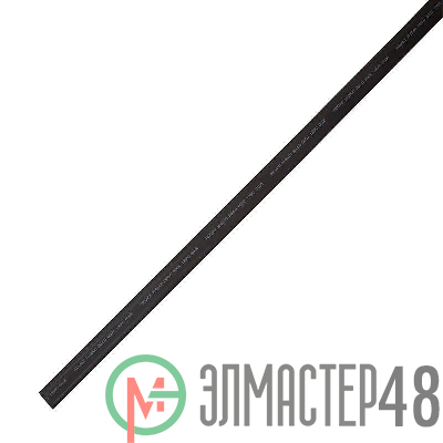 Трубка термоусадочная 24.0/6.0 с клеем (4:1) 1м черн. Rexant 23-2406