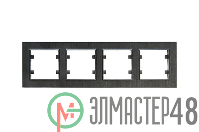 Рамка 4-м Karea LINE STAR чер. Makel 86054704