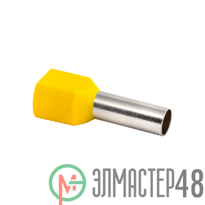 Наконечник штыревой втулочный изол. НШвИ(2) 6.0-14 (уп.50шт) EKF nhvi2-6.0-14