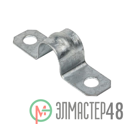 Скоба крепежная двухлапковая d12-13мм метал. EKF sm-2-12-13