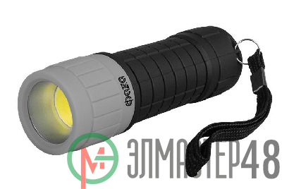Фонарь ручной P4-L2W-gy 2Вт COB 120лм 7000К IP44 3хAAA (не в компл.) сер. ФАZА 5027213