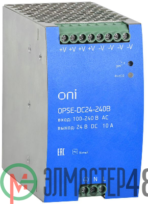 Блок питания OPSE 220В AC/24В DC 240Вт ONI OPSE-DC24-240B