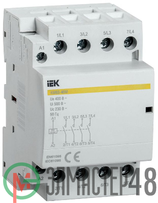 Контактор модульный КМ63-40М AC/DC ИЭК MKK21-63-40