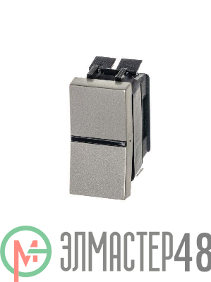 Механизм переключателя 1-кл. с клавишей 1мод. Zenit шампань ABB 2CLA210200N1901