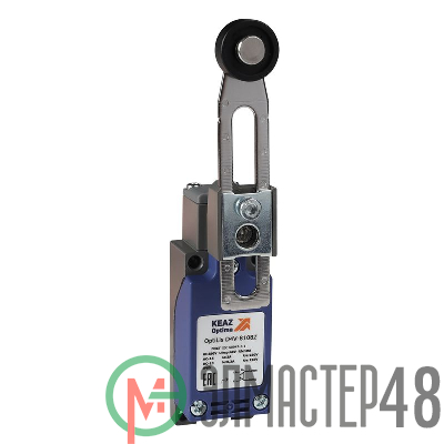 Выключатель концевой OptiLiS D4V-8108Z рычаг регулируемый с роликом пластик. XCKP2145P16 КЭАЗ 365291