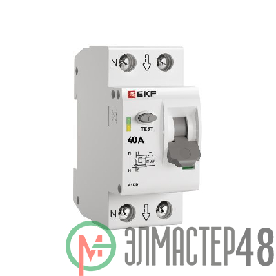 Устройство защиты от дугового пробоя (УЗДП) 1P+N 40А PROxima EKF afdd-2-40-pro