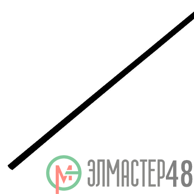 Трубка термоусадочная 3.0/1.5 1м черн. Rexant 20-3006