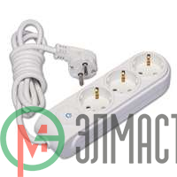 Удлинитель 3х5м с заземл. 16А защ. шторки Makel N3310063