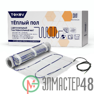 Комплект "Теплый пол" (мат) 150Вт/кв.м 9кв.м TOKOV ELECTRIC TKE-MAT150-1350-9