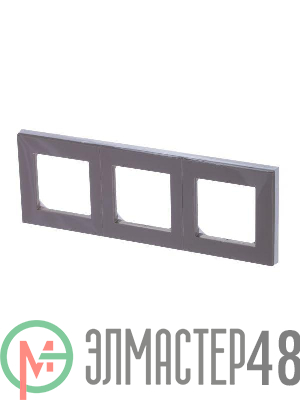 Рамка Levit 3п кофе макиато/бел. ABB 2CHH015030A6018