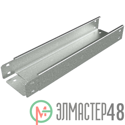 Лоток листовой неперфорированный 100х100 L3000 сталь 0.7мм LN100х100х0.7 "БЫСТРЫЙ МОНТАЖ" КМ LO0371