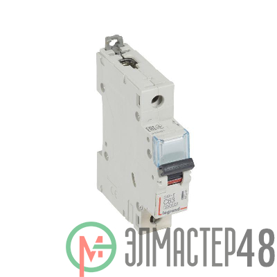 Выключатель автоматический модульный 1п C 63А 6кА DX3-E 6000 1мод. 230/400В Leg 407269