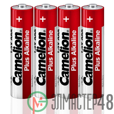 Элемент питания алкалиновый LR03 LR03-SP4 (уп.4шт) Camelion 12553
