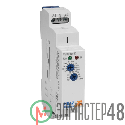 Реле времени OptiRel D TMR-DOF-1T-240U-1 задержка выключения 16А 1СО 12-230АС/DC КЭАЗ 332009
