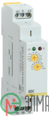 Реле задержки включения ORT 1 конт. 12-240В AC/DC IEK ORT-A1-ACDC12-240V