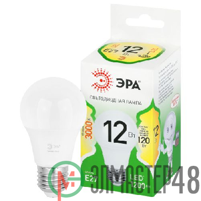 Лампа светодиодная GREEN LINE A60-12W-830-E27 GL 12Вт груша 3000К свет тепл. E27 Эра Б0067110