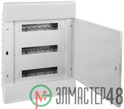 Щиток Тусо скрытая проводка на 54 модуля с дверцей 645х464х116мм(серый с непрозрачной дверцей) Ruvinil 68154С