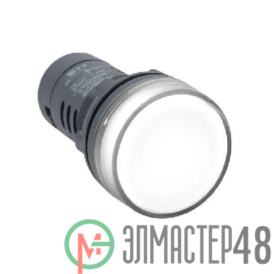 Лампа сигнальная монобл. SB7 22мм LED 230В AC бел. SE SB7EV07MP