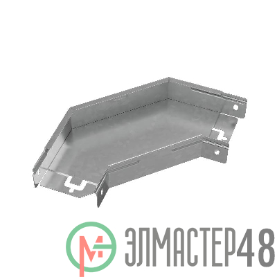 Угол для лотка горизонтальный 90град. 100х50 сталь 0.8мм "ПЛЮС" GLplus90-50-100 КМ PL0426