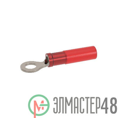 Наконечник кольцевой с изолированным фланцем ТУТ для жилы 0.5-1.5кв.мм с отверстием под винт М6 (НКИ-ТУТ) DKC IRCL-1.5-6HS