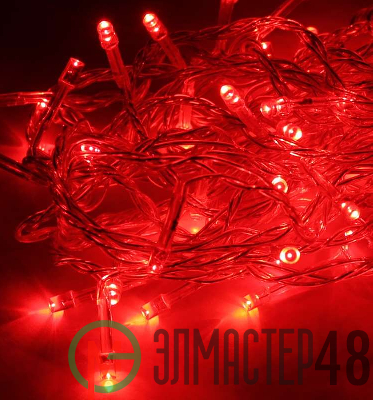 Гирлянда светодиодная 50LED шнур 6.5м 8 режимов мигания Космос KOC_GIR50LED_R