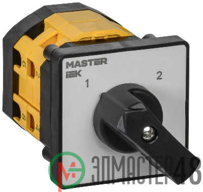 Переключатель кулачковый 63А (сх. 56) стандартная рукоятка IEK MI-CS10-063-056