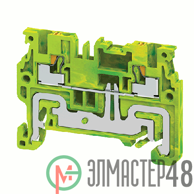Клемма заземляющая push-in OptiClip CPG-2.5-PE-I-(0.2-2.5)-PEN КЭАЗ 331854