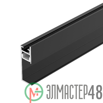 Профиль PLINTUS-H35-F-2000 BLACK L2000 алюм. Arlight 043599